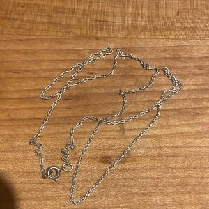 18.5” Sterling Twisted Chain Necklace
